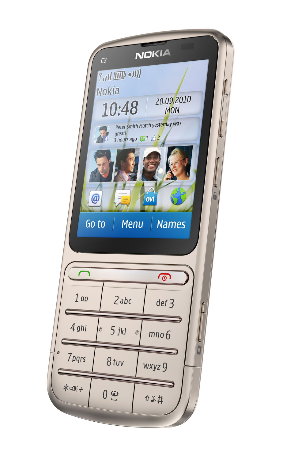 Nokia C3-01 Touch and Type: недорогой моноблок с тачскрином