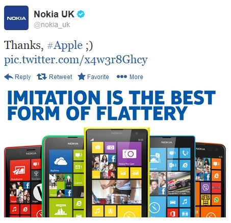 Apple  Nokia   Lumia