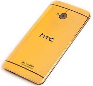 Золотой HTC One уже доступен в России за 99 990 рублей