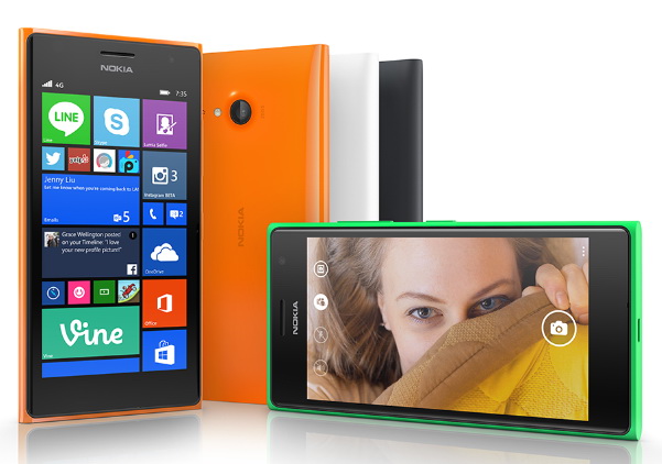 Nokia Lumia 730/735:   Windows Phone 8.1   