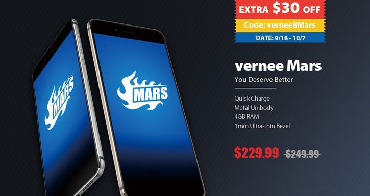 Vernee Mars   $50   GearBest