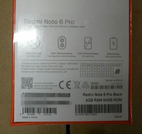 Xiaomi Redmi Note 6 Pro     (+ )