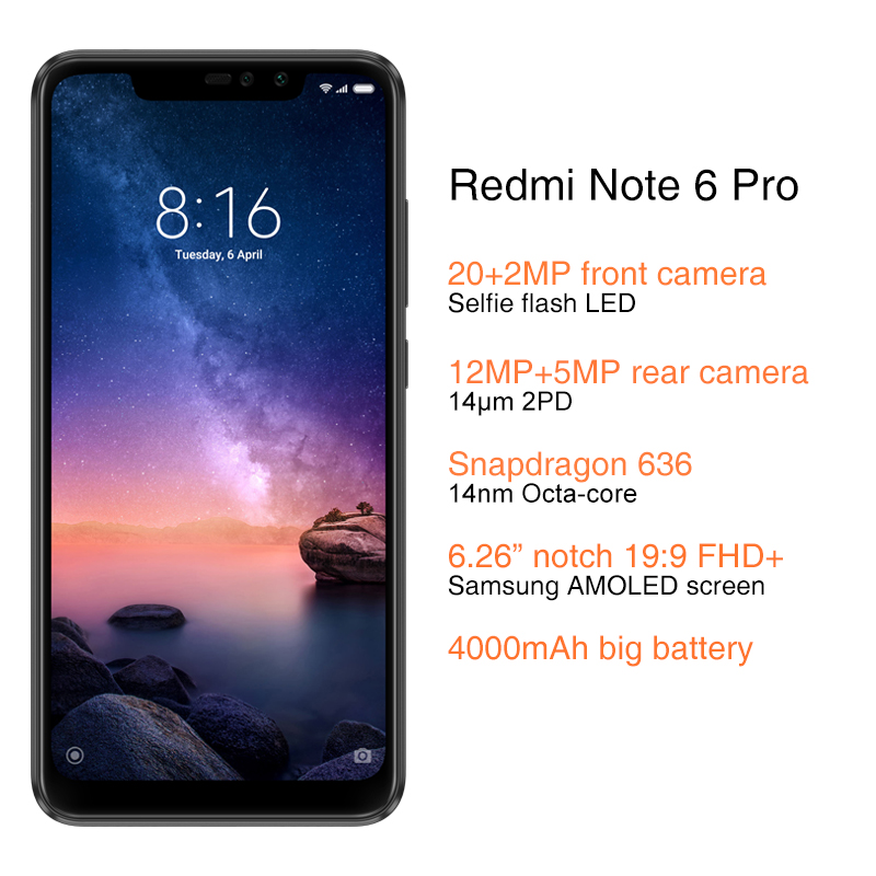  Xiaomi Redmi Note 6 Pro    ()