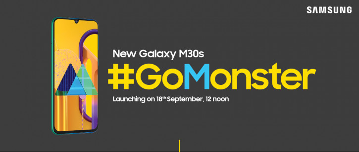 #GoMonster:   Samsung Galaxy M30s  6000 