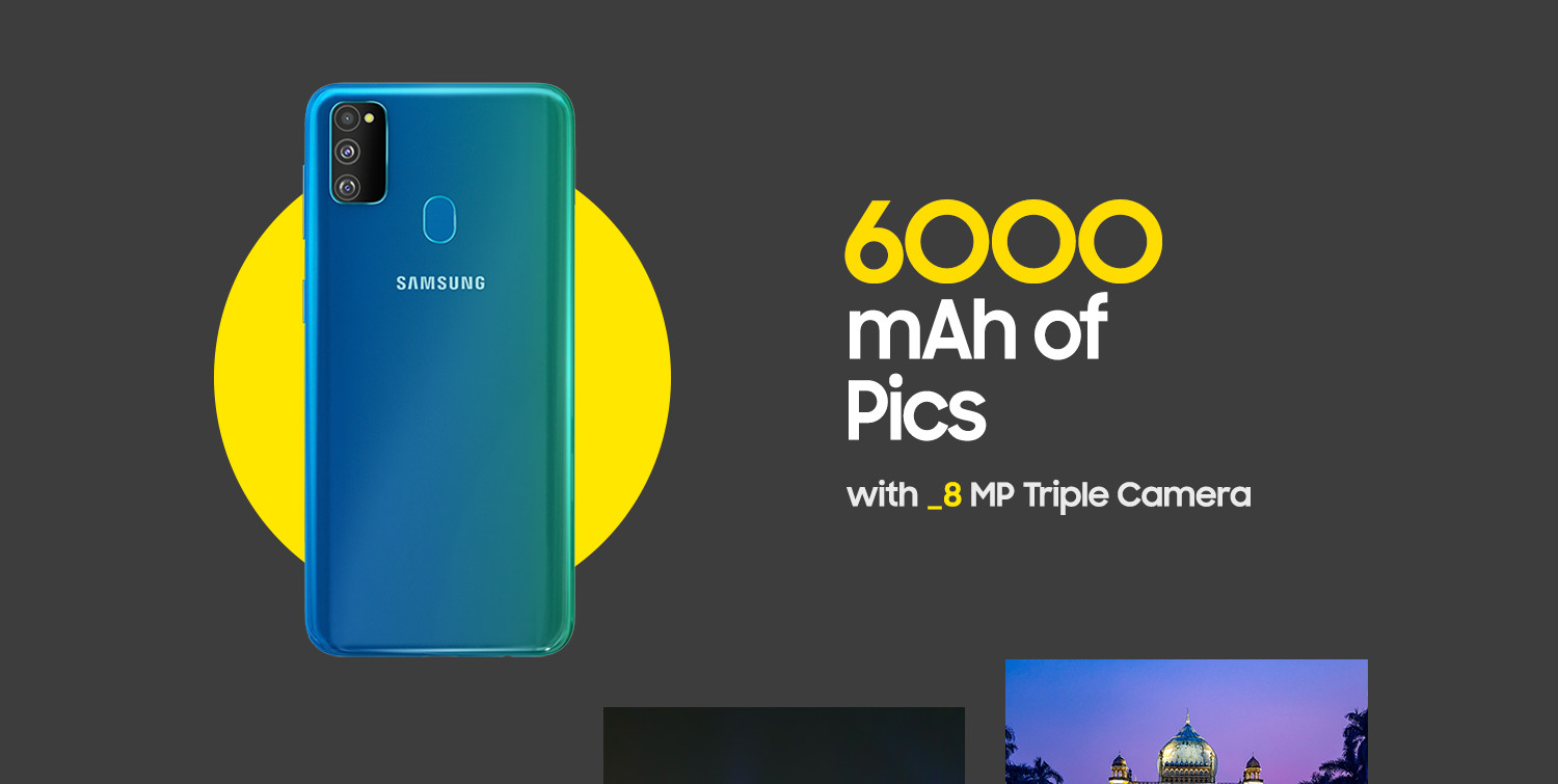 GoMonster: официальные тизеры Samsung Galaxy M30s на 6000 мАч