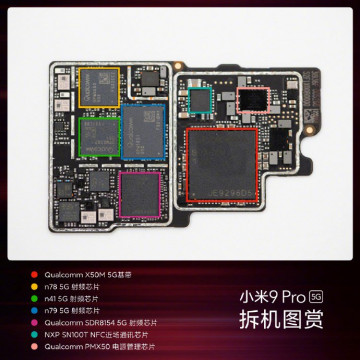 Официальная разборка Xiaomi Mi 9 Pro 5G с Mi Charge Turbo на фото