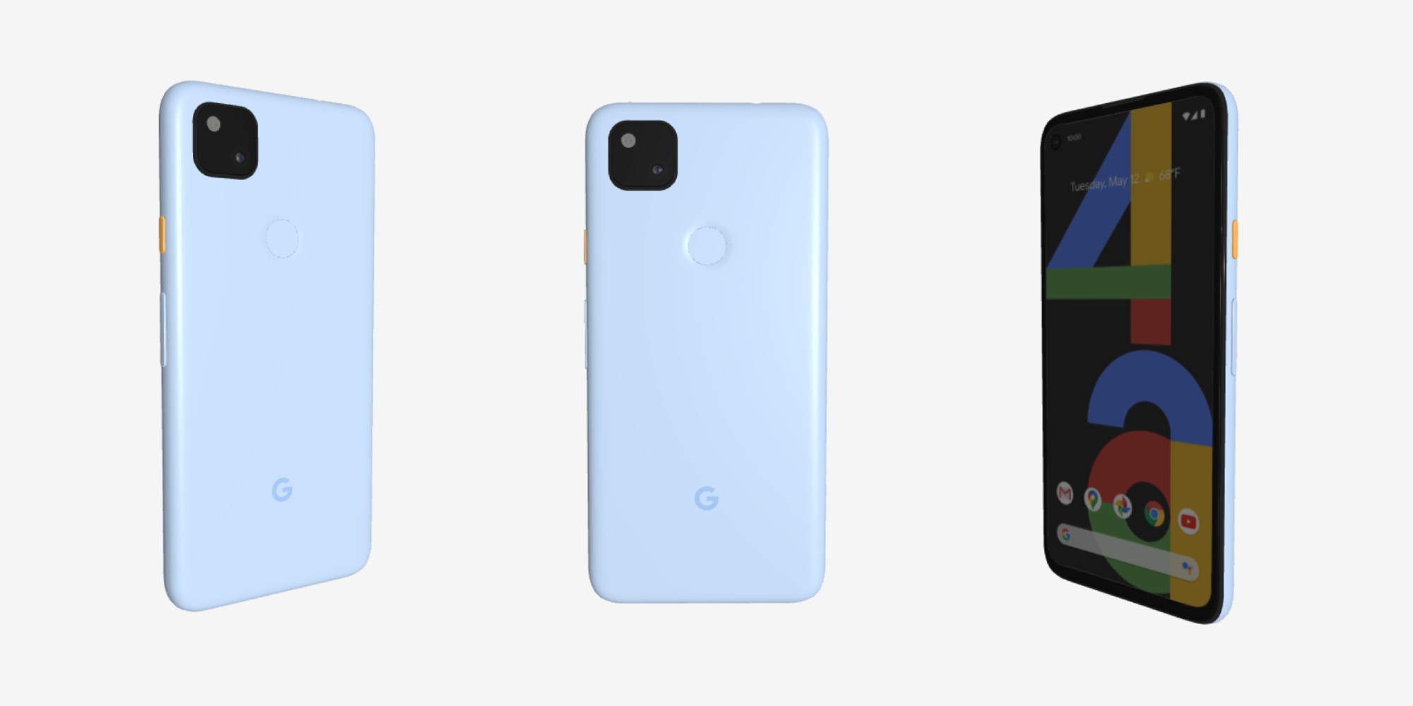 Отменённый голубой Google Pixel 4a замечен на сайте Google