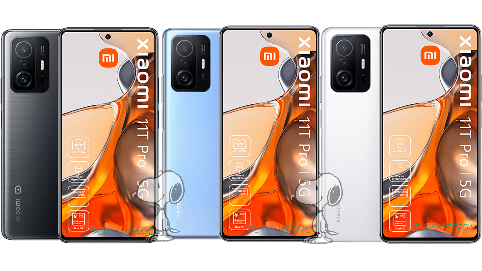 Больше пресс-фото Xiaomi 11T и 11Т Pro (+ неожиданные характеристики)