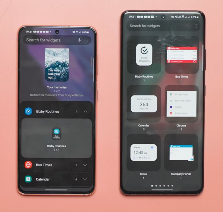 Samsung  - One UI 4.0:    