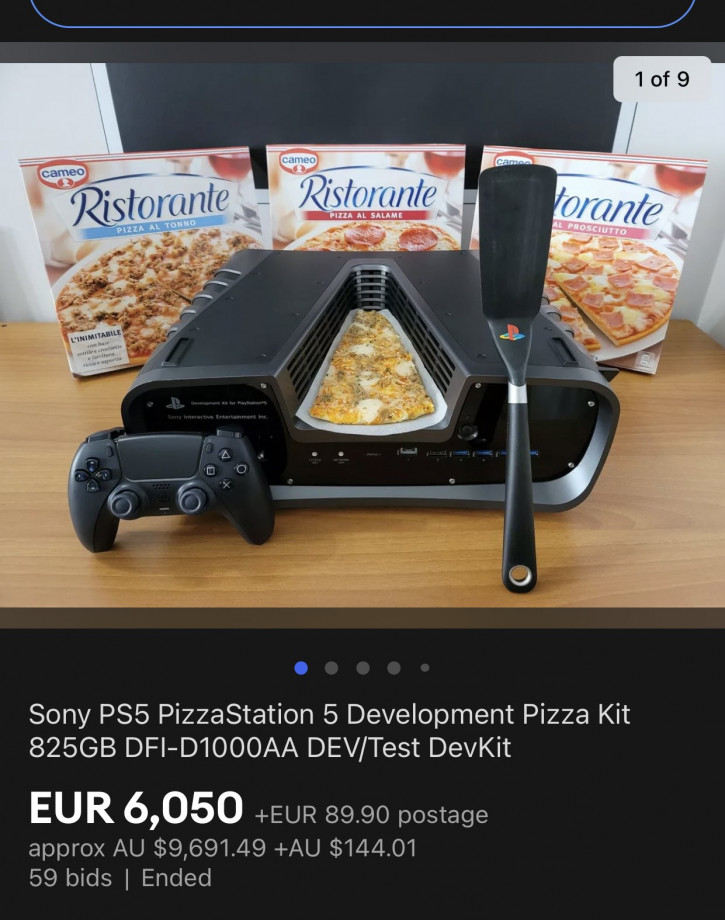 PS5 Pizza Edition:  Ebay      