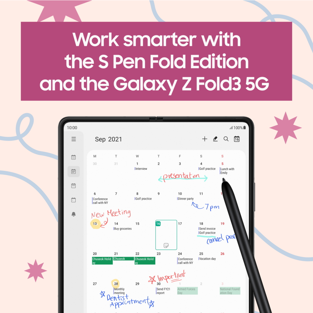 Samsung показала наглядно, зачем Galaxy Z Fold 3 стилус S Pen