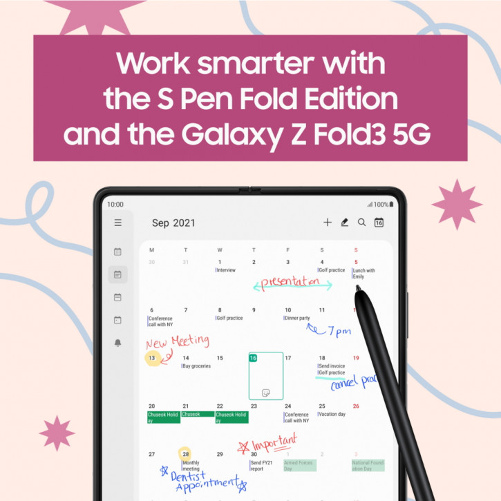 Samsung  ,  Galaxy Z Fold 3  S Pen