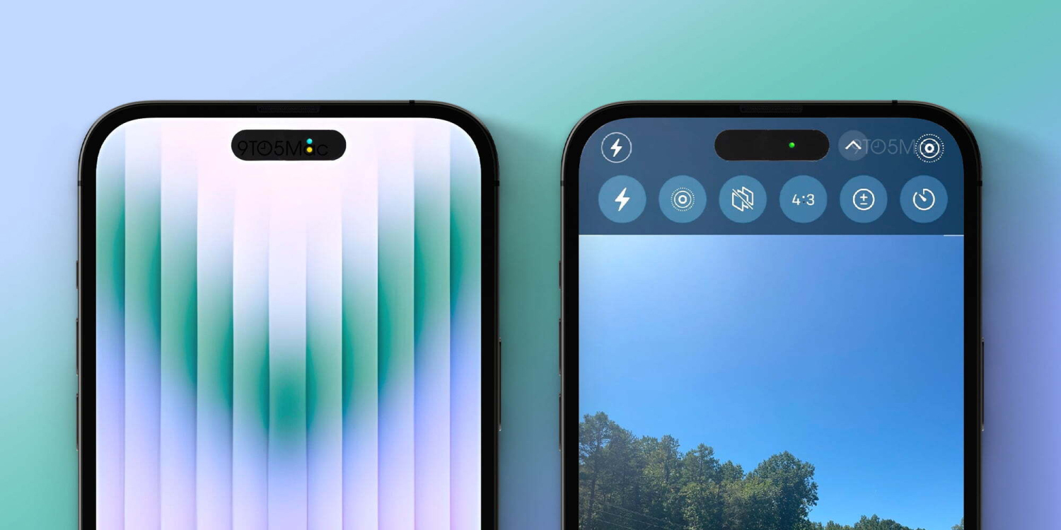 Маскировка отверстий фронталок iPhone 14 Pro и новые коробки