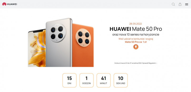Huawei Mate 50 Pro едет в Европу: дата запуска и цена