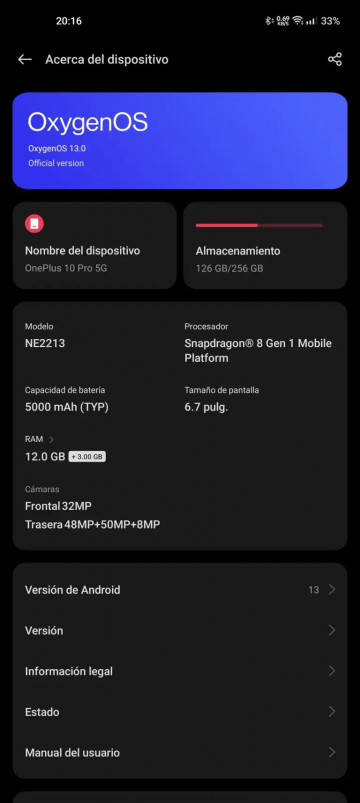  ! OnePlus 10 Pro  Android 13  OxygenOS 13 Stable