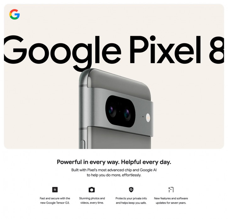 Google Pixel 8  8 Pro:      