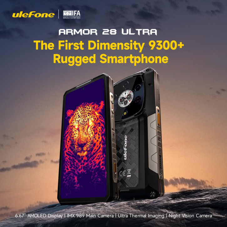 Анонс Ulefone Armor 28 Ultra: суперфлагман с Dimensity 9300+, IMX989