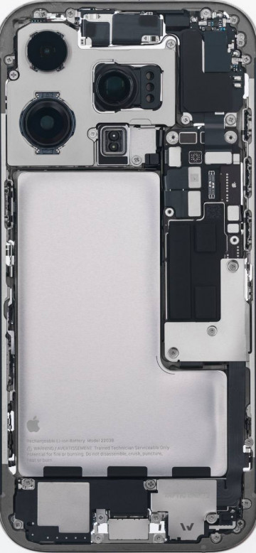 Обои с разобранным iPhone 16 Pro Max уже доступы всем желающим