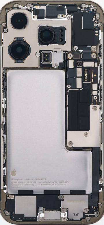 Обои с разобранным iPhone 16 Pro Max уже доступы всем желающим
