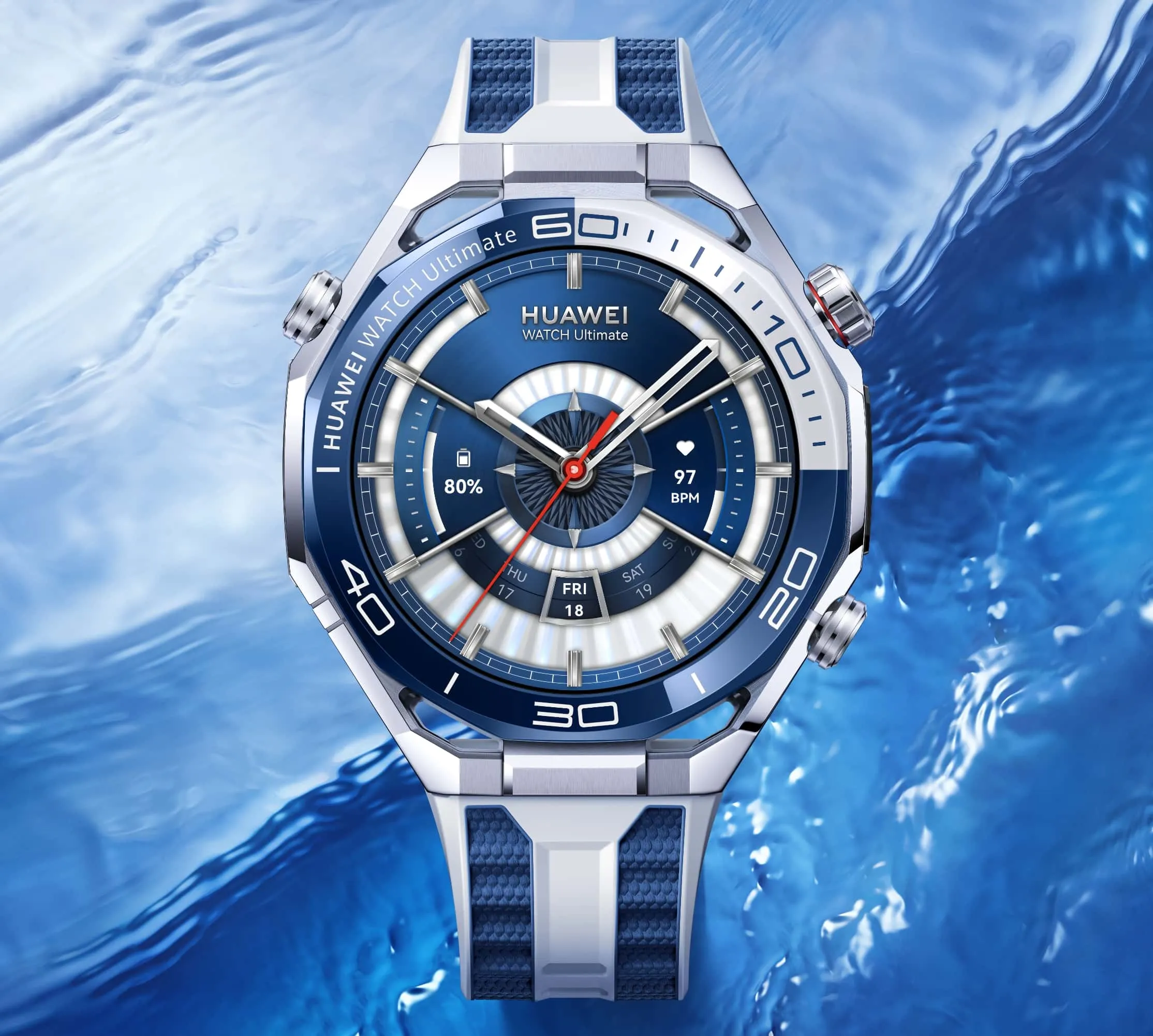 Анонс Huawei Watch Ultimate 2: дайверские часы с «подводными SMS»
