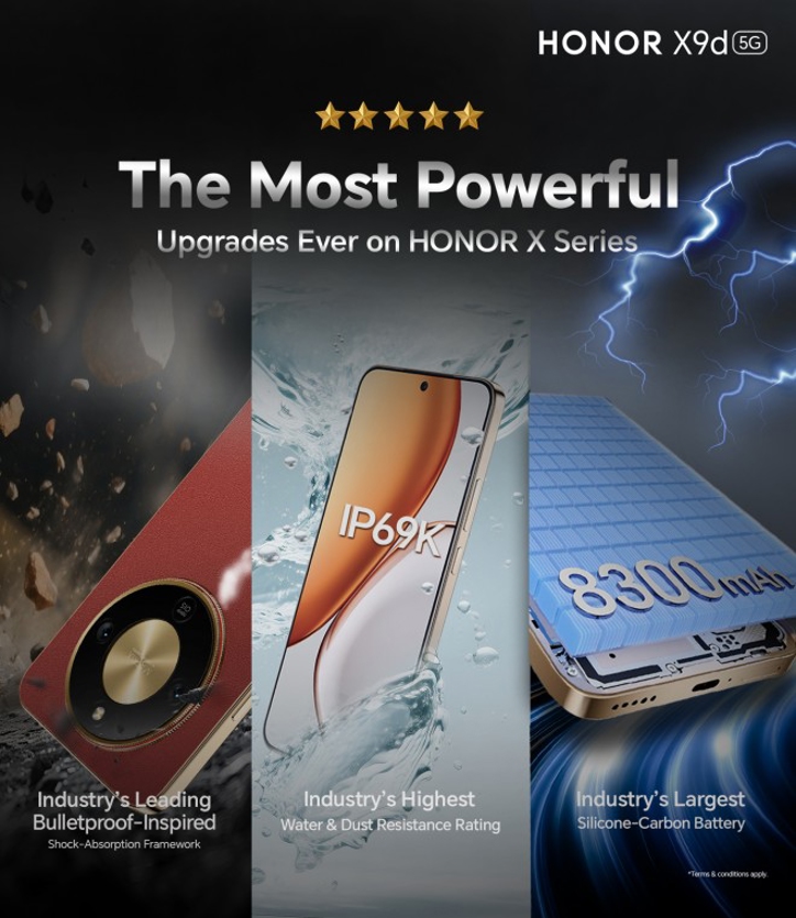 Глобальный Honor X9d с батареей 8300 мАч представят 24 сентября