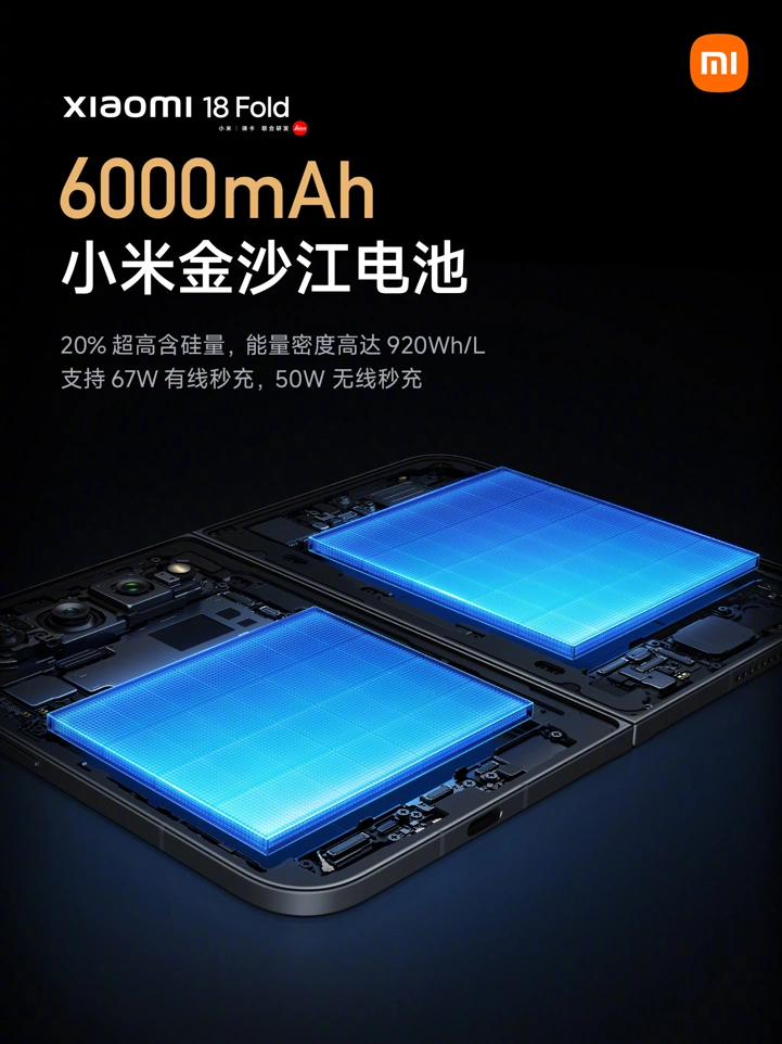 Рекордная батарея и другие преимущества Xiaomi 18 Fold раскрыты тизерами