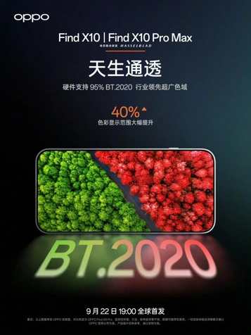 OPPO Find X10 первым получит экран Tianma нового поколения