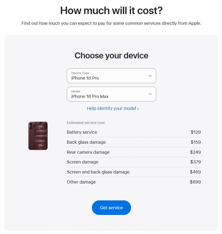 Apple тихо повысила цену замены батарей в iPhone 18 Pro и 18 Pro Max