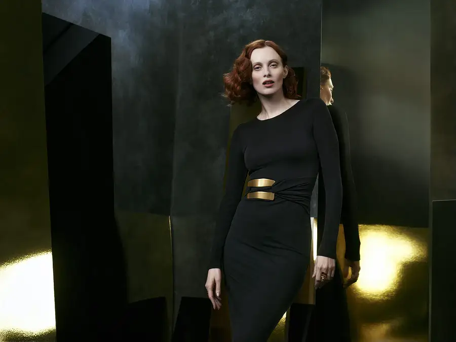 Donna Karan Texture and Silhouette Focus