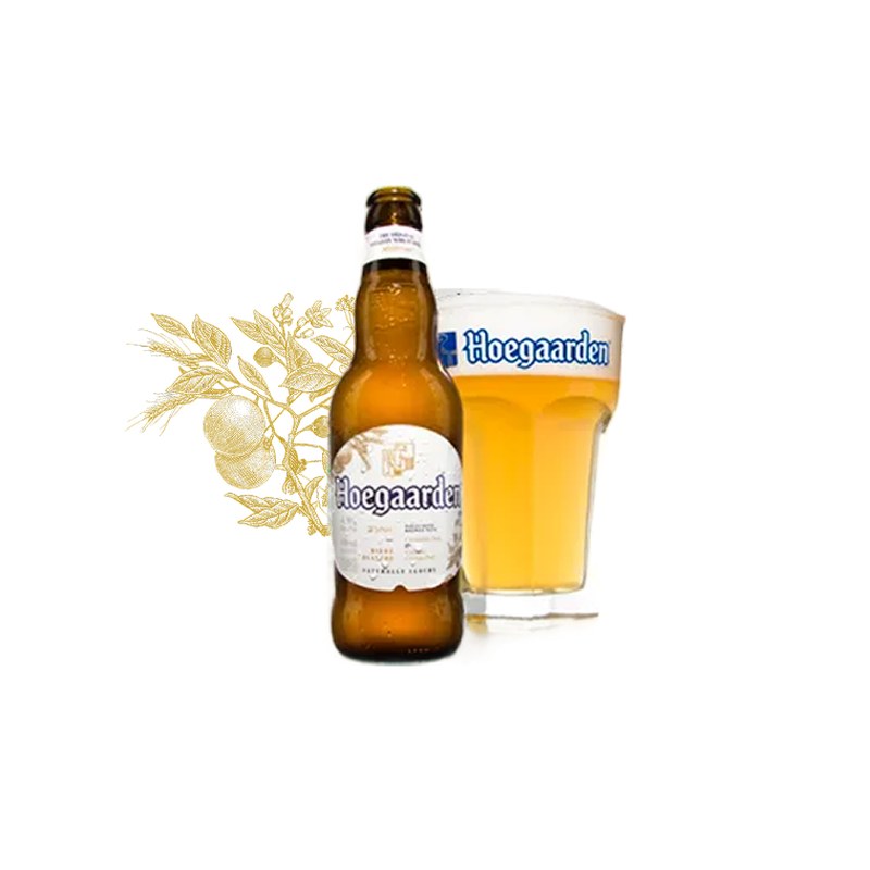 Пиво Hoegaarden, банка 500 мл, упаковка 4 шт.