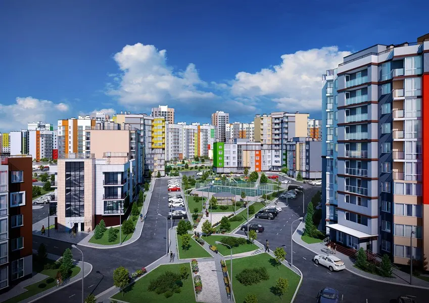 2-к, 61.5 м² · Город Мира