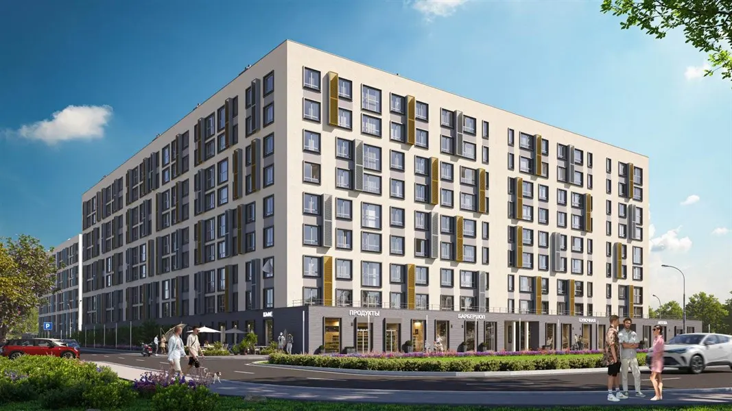 1-к, 40.38 м² · Парковые кварталы