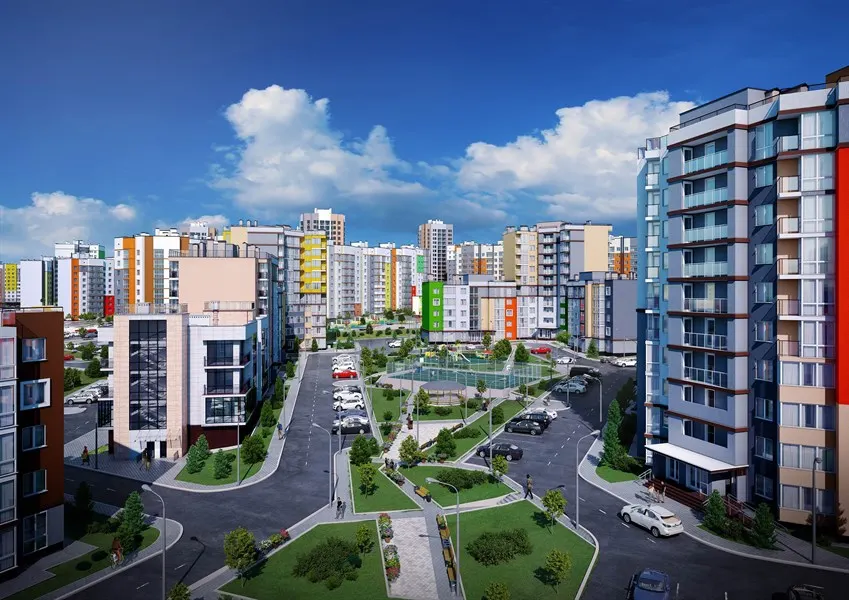 2-к, 57.7 м² · Город Мира