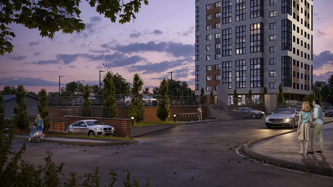 Студия, 35.7 м² · Клубный дом Моне