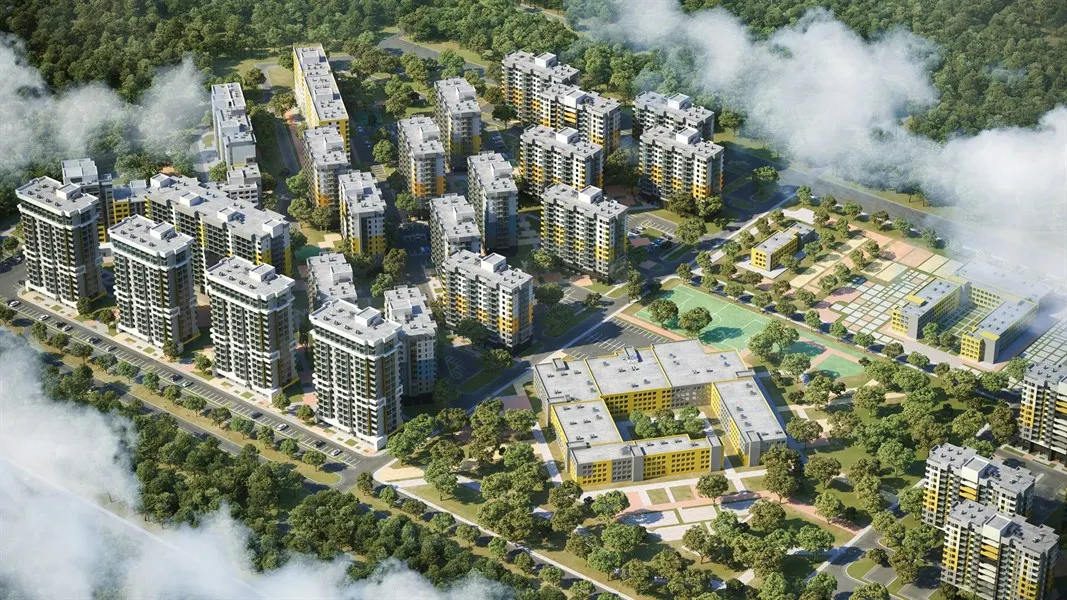 Студия, 32.3 м² · Солнечный парк