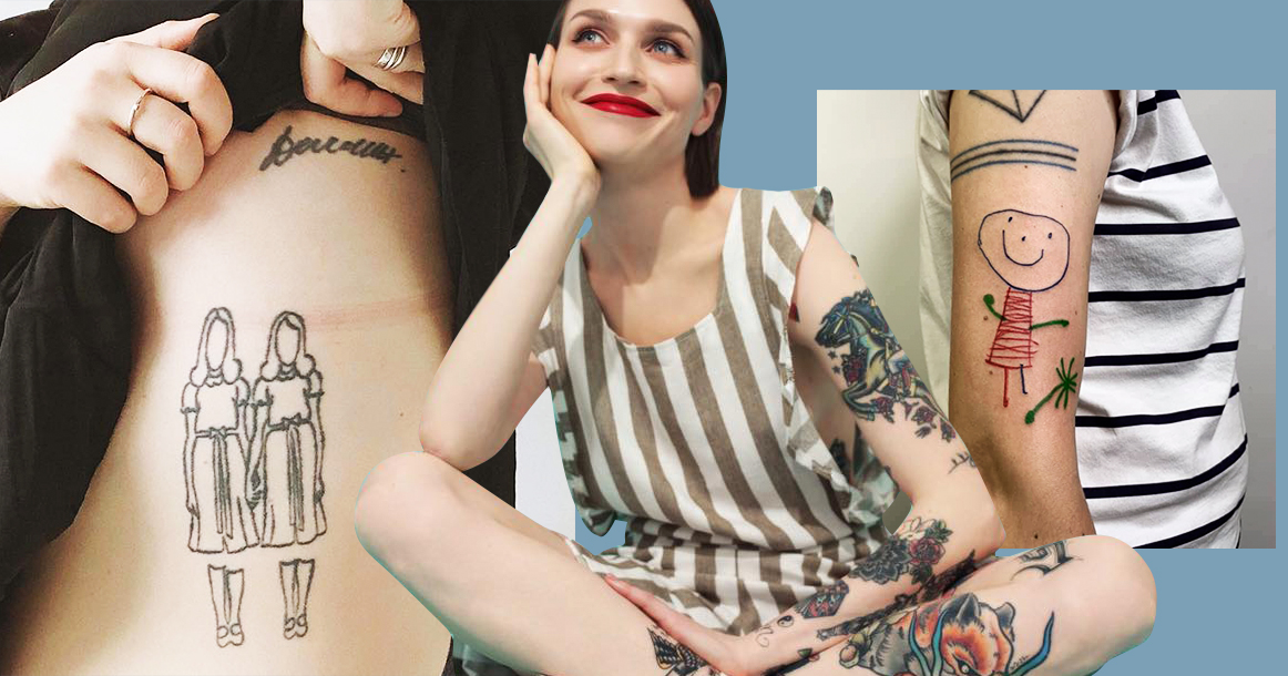 Нательные рисунки: татуировки художницы Катики – The City