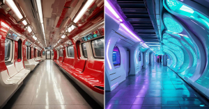 Нейросеть нарисовала московское метро будущего