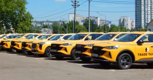 Число машин такси в Московском регионе достигло рекордных 187 тысяч