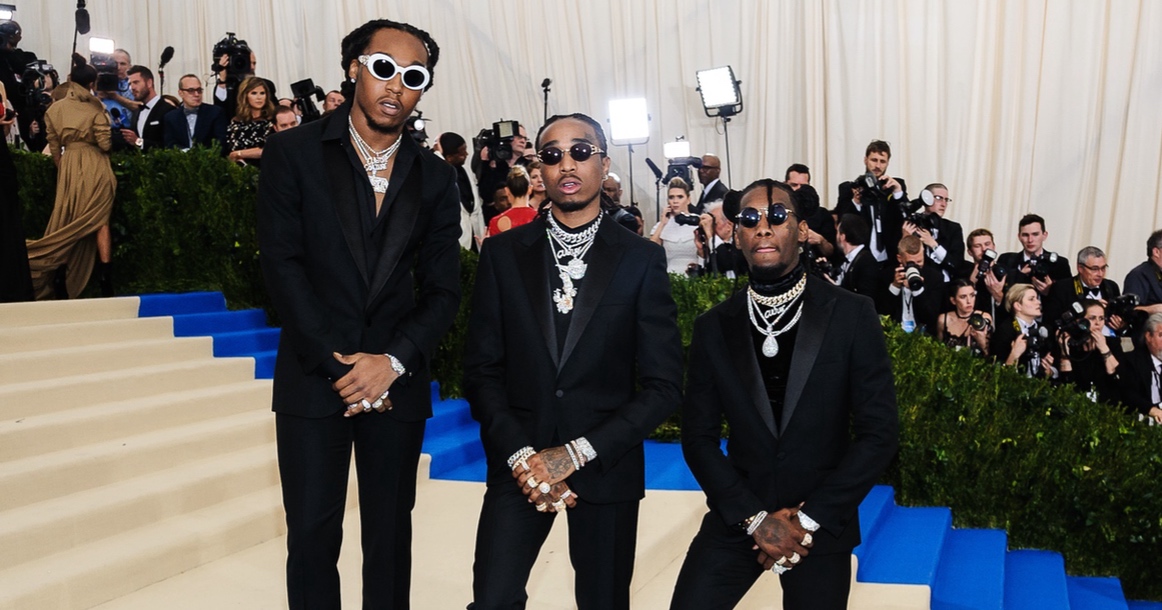 Группа 'Migos' на Met Gala