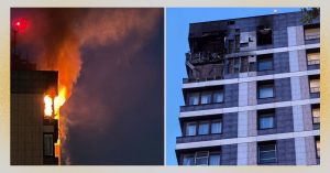 Жильцов квартиры в Красногорске, разрушенной после атаки дрона, поселили в гостиницу