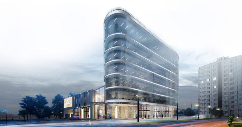 Власти одобрили строительство стеклянного офиса-дирижабля на месте ларьков у Курского вокзала