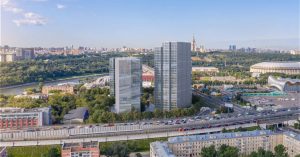 Появился проект ЖК из стеклянных монолитов прямо у «Лужников»