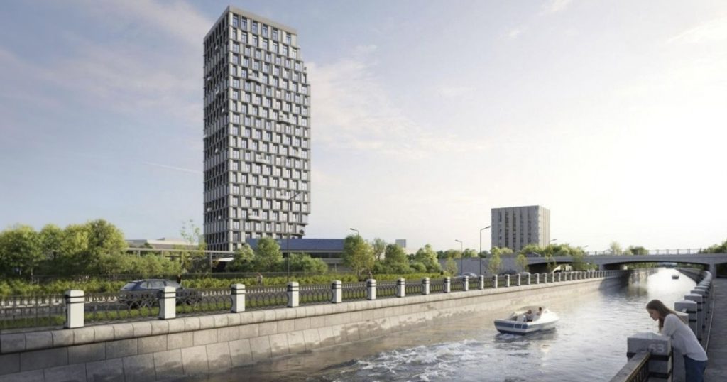 На набережной в Сокольниках построят жилой комплекс в духе советского НИИ