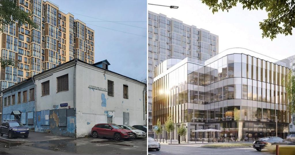 Вот такой пятиэтажный офисный центр построят на «Савеловской»