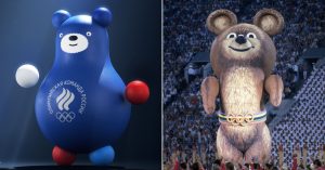 Олимпийский Мишка образца Игр 1980 года в Москве станет талисманом сборной России