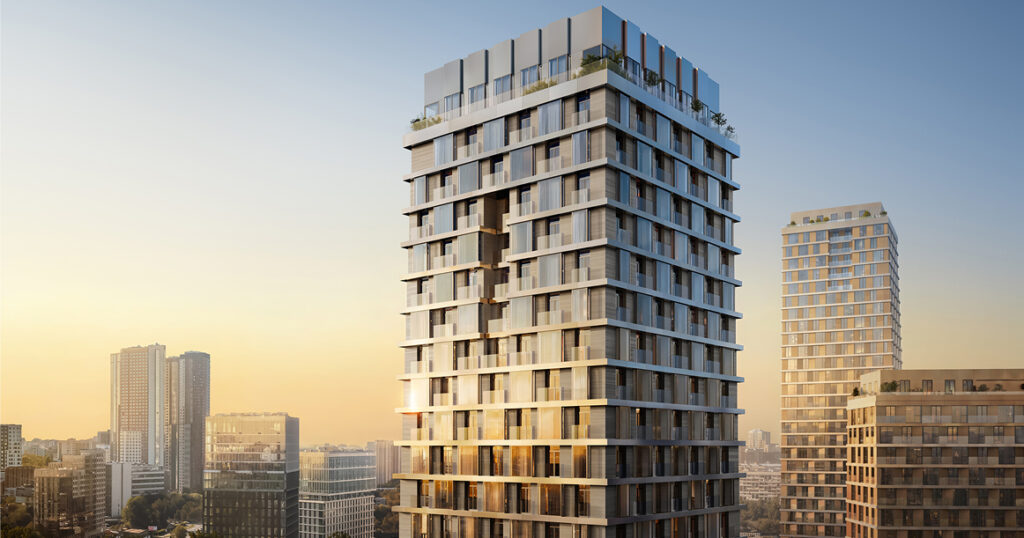 «Живой фасад» и ритмичная геометрия: на юго-западе Москвы возведут жилой квартал из пяти башен