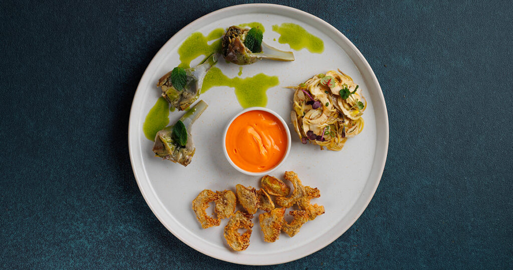 В постном меню Butler три способа готовки артишоков закрывают вопрос с ними в Москве