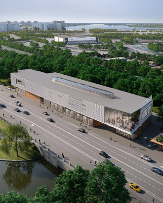 Прямо возле пруда у метро «Текстильщики» построят вот такой торговый центр