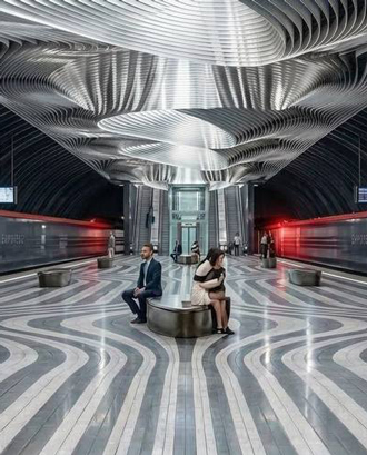 «Дюны» на потолке и зыбкий пол: вот так будет выглядеть станция «Бирюлево»