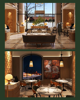 Вот так будет выглядеть русский ресторан AVA Team в ГУМе с видом на Красную площадь